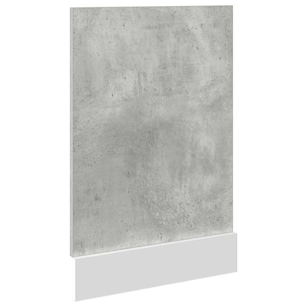 Dishwasher Panel Lyon Concrete Grey 45x3x67 cm